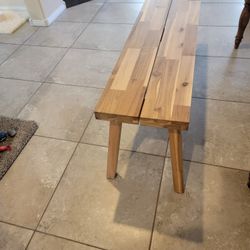 Solid Wood Bench
