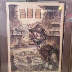 George Crionas print Horse Racing
