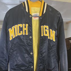 Authentic  Michigan Wolverine Starter Jacket