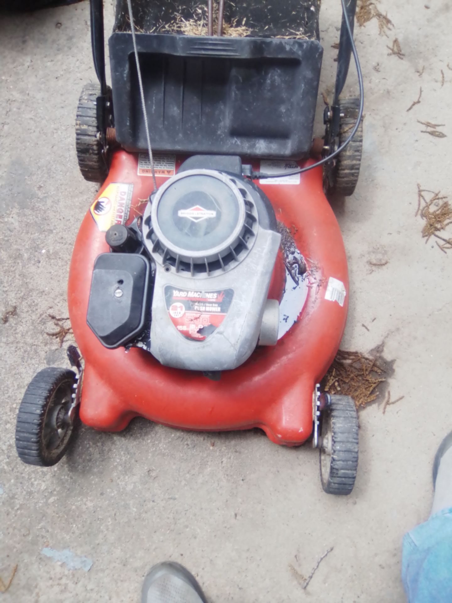 Yard machine lawn mower