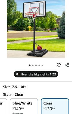 NEW BASKETBALL BACKBOARD AND POLE