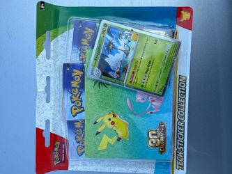 Pokémon 30th Celebration Tech Sticker Collection
