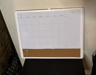 Dry Erase Calendar