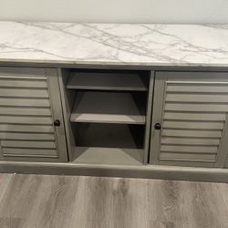 TV Stand with Shelves