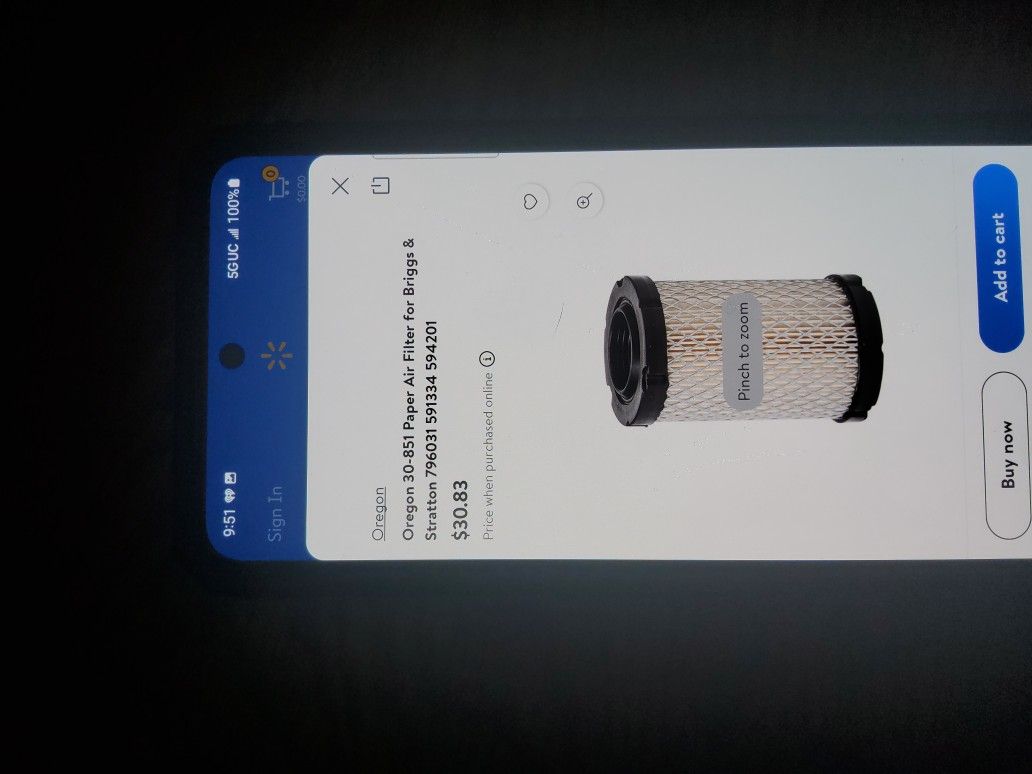 Air Filter For John Deere