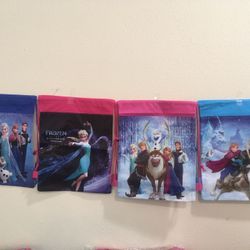 Wholesale Lot Frozen backpack drawstring swimming bags..