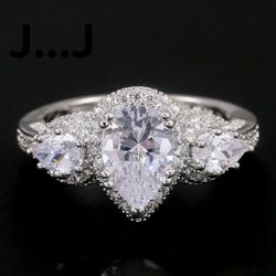 925 SAPPHIRE ENGAGEMENT RING