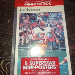 1981 Joe Thesman  On Top Mini Posters