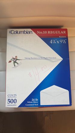 Columbian envelopes