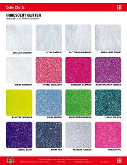 Iridescent Glitter Chips – Epoxy Flake Additive