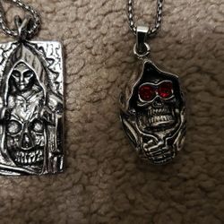 Men's Dracula Vamprie Cross Pendant Necklace Chain 