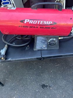 ProTemp PT-60V-GFA-A 60,000 BTU Propane Forced Air Heater