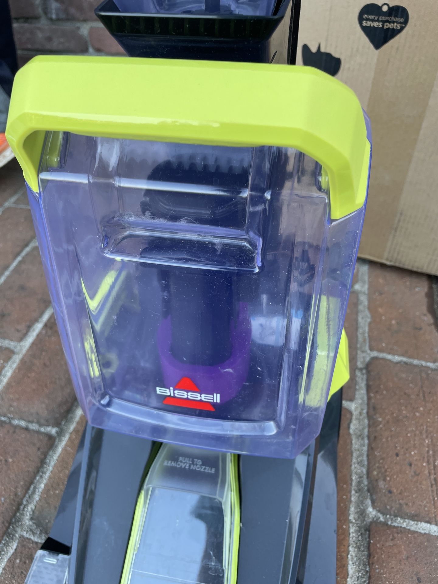Almost New, Bissell, Turbo clean power, brush, pet upright, deep cleaner model 2987 tested and great working condition when you come, I’ll try it