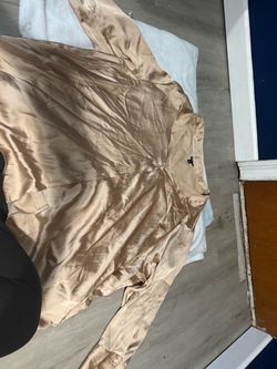 Golden Satin Blouse