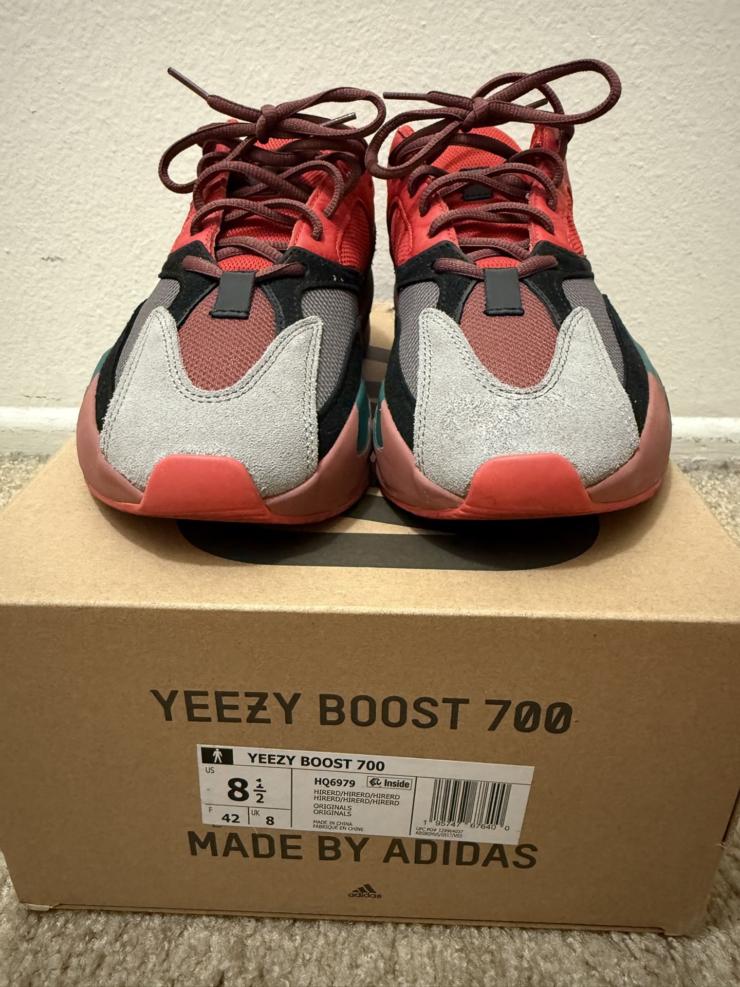 yeezy boost 700 box 700- Hi Res inspired slant Adidas Yeezy Boost 700 Hi-Res