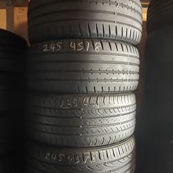 245-45-18 All Four Tires 🔥🔥🔥🔥