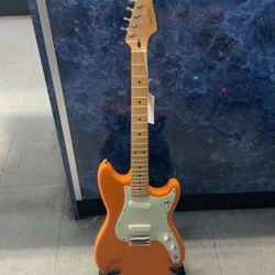 Fender Orange Duo-Sonic Electric Guitar