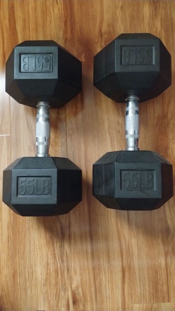 55 LB Dumbbell Set