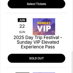 Day Trip VIP Sunday