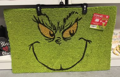 Grinch Door Mat/Rugs Brand New w/Tags