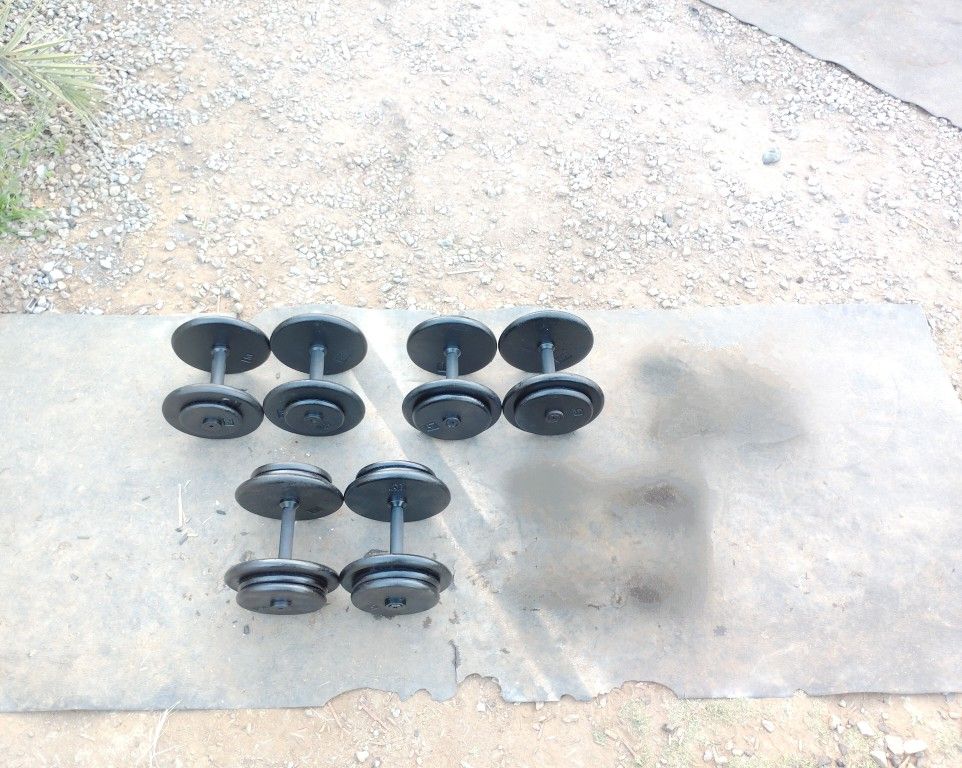 190lbs Prostyle Dumbbells 25lb-40lb