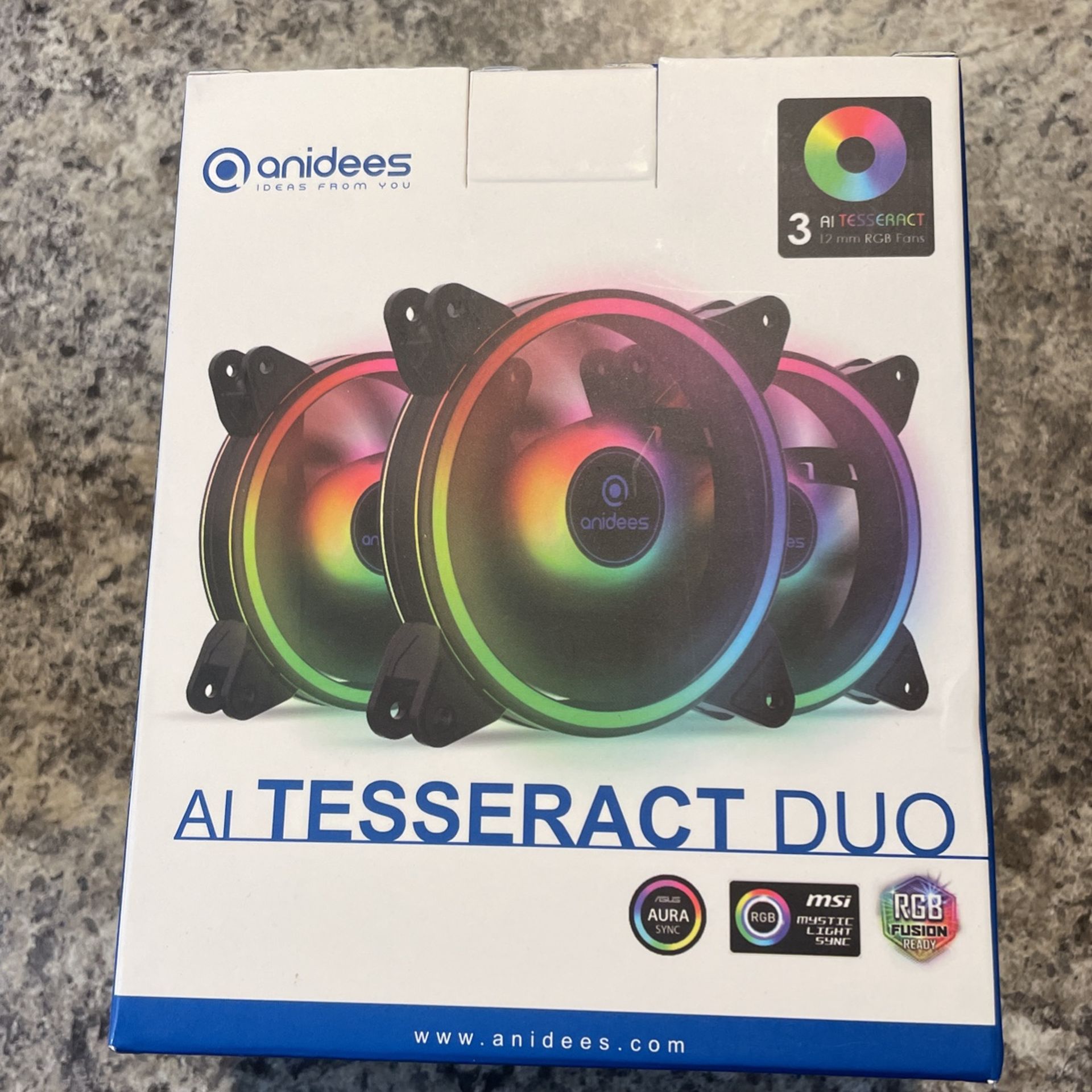 3 LED fans