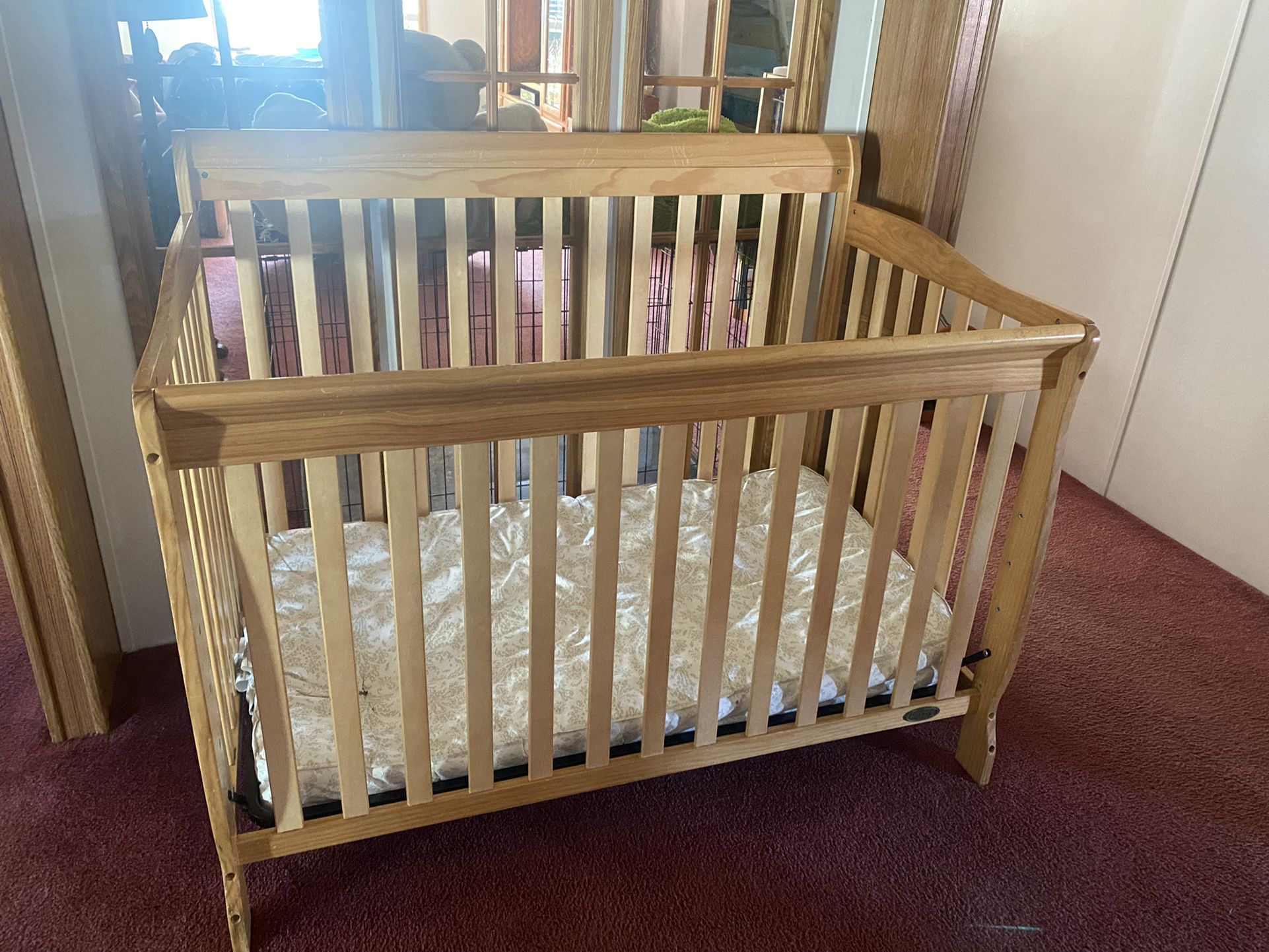 Crib Converted To Toddler Bed