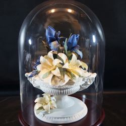 Lladro Vaso Romantico Blanco Centerpiece #1787