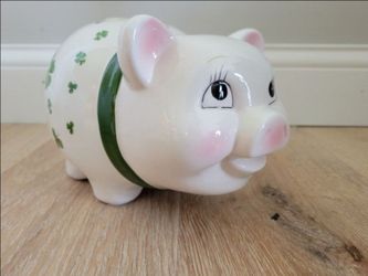 🍀Ceramic Pig Bank