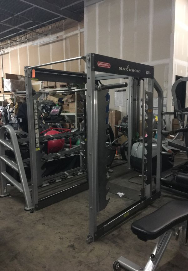 star trac smith machine bar weight