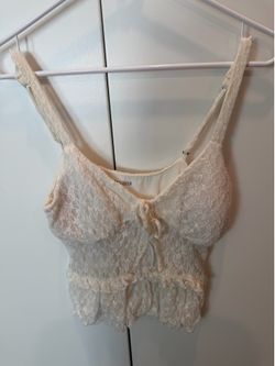 Hollister Lace Ruffle Top