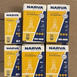 Car Headlight Bulbs – New (NARVA Halogen)