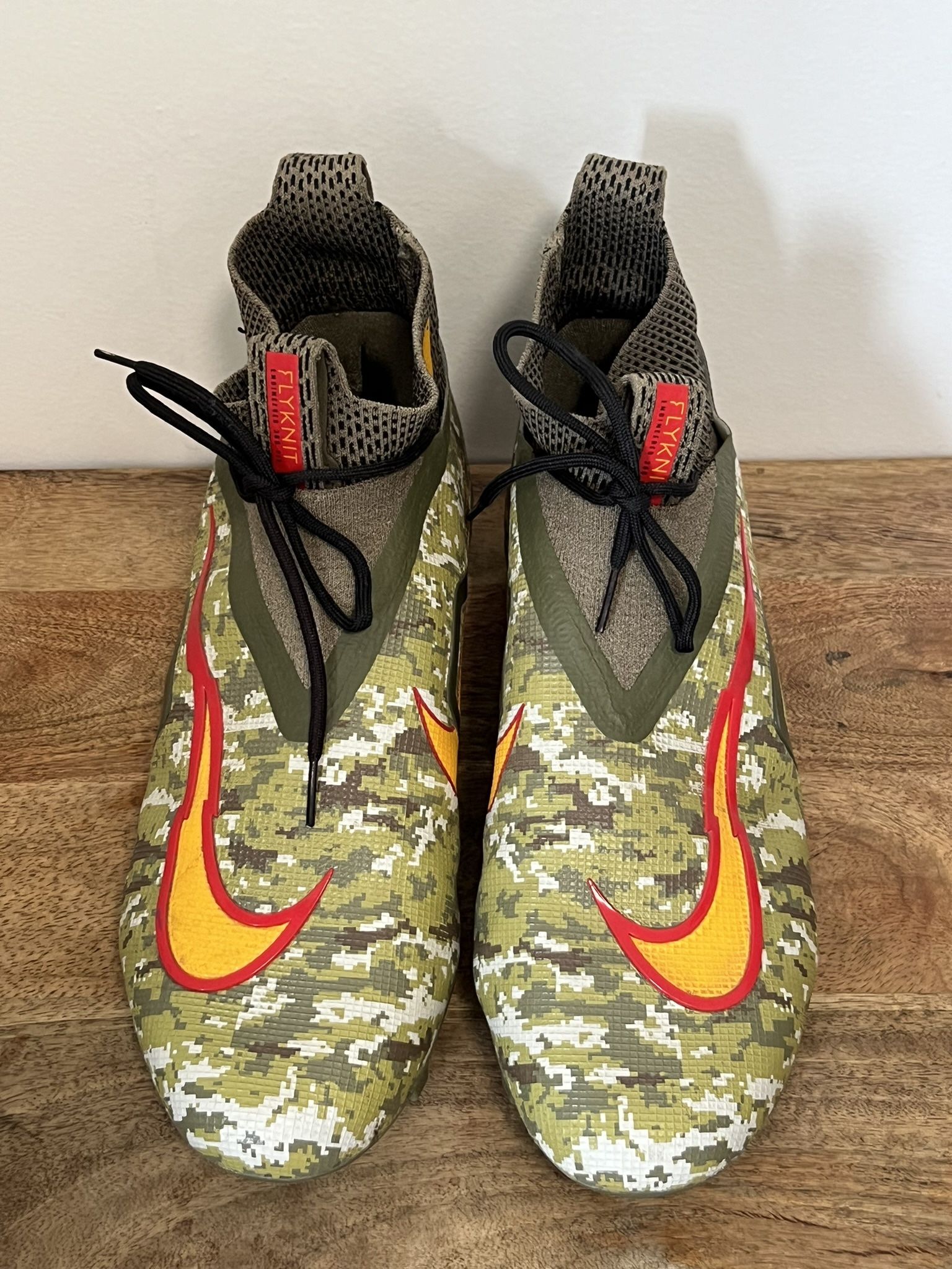 Nike Alpha Menace Elite 3 Kelce KC Chiefs Camo FN0113-200 Mens Sz 11