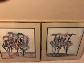 Two paintings by Graciela Rodo Boulanger
