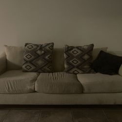 Complete Sofa Set With Swivel Chair!