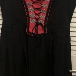 Vintage Dirndl Tiroler Dress Oktoberfest German Bavarian costume Size 44 