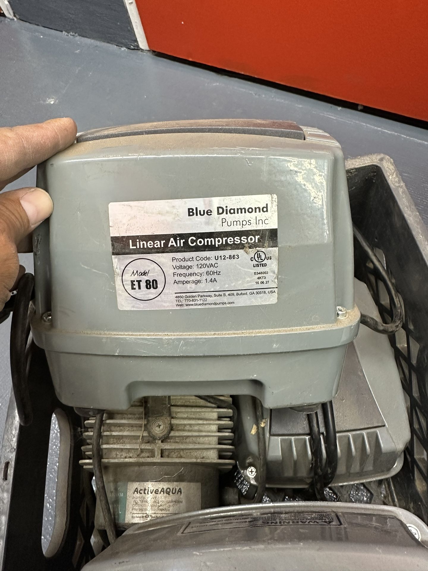 Hydroponic Air Compressor Pump