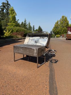 Custom build propane BBQ stainless