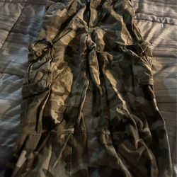 Camo cargo pants