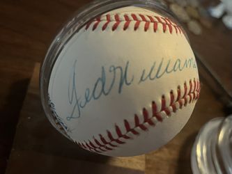Ted Williams Autographed Baseball w/ Cert. of Authenticity