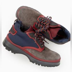 Prada Leather Outdoor Hiking Boot
