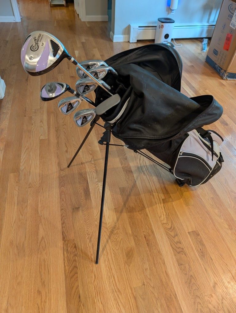 Confidence Fitness Golf Lady Power V3 Club Set & Stand Bag