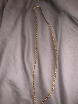 18k GOLD PLATED chain 28”