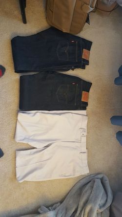 2 pairs of levis denim