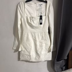 White Fashion Nova Dress 