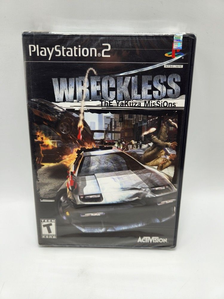 Wreckless: The Yakuza Missions (Playstation 2, 2001) Factory Sealed NTSC *NM*