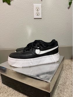 Women’s Black Nike Platform Sneakers