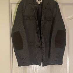 Men’s Joseph Abboud Utility Jacket Charcoal Grey L