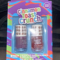 Scented Nail Polishes W/ Stickers