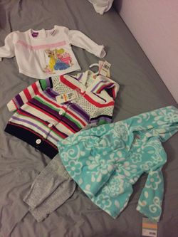 All new sweater, pull over and Disney princess long sleeve top 12 month